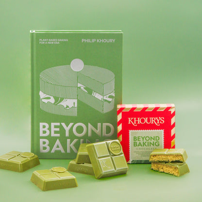 BEYOND BAKING early release book + chocolate set